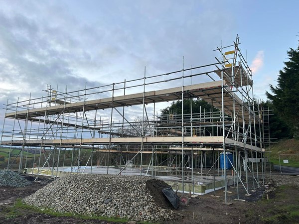 Scaffolding project in South West Wales